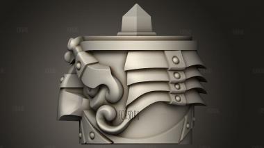 Жаровня с Тотемами 3d stl модель для ЧПУ