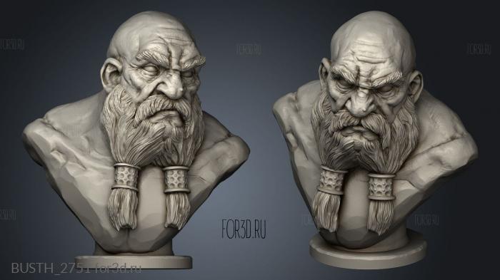 Dwarven stl model for CNC