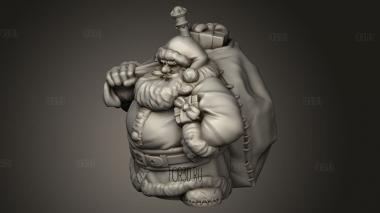 Гномий Санта 3d stl модель для ЧПУ