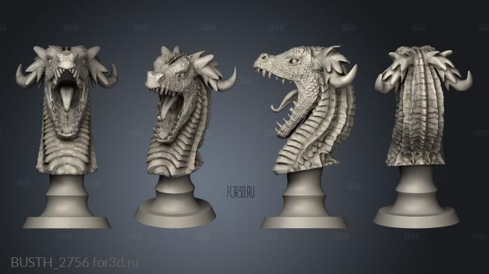 Dragon Knight stl model for CNC