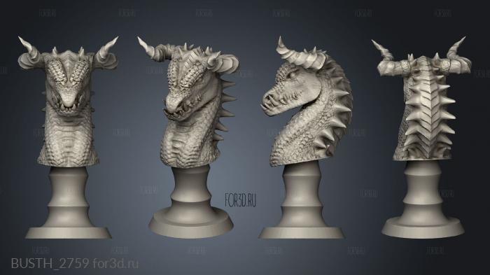 Dragon Rook stl model for CNC