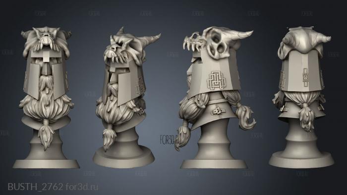 Dwarven Knight stl model for CNC