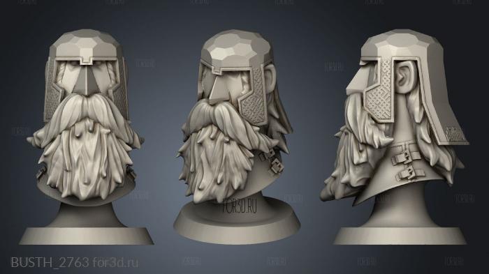 Dwarven Pawn stl model for CNC