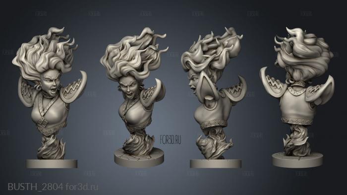 Era Forbidden Magic Fire Sorceress fire sorceress stl model for CNC