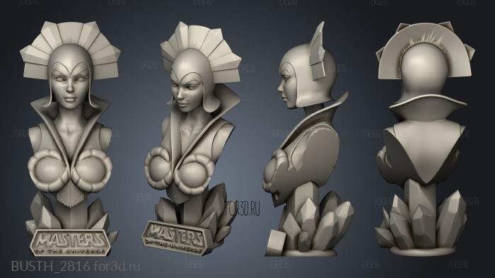 Evil Lyn stl model for CNC