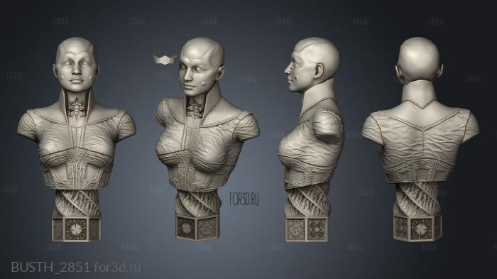 Female Cenobite stl model for CNC