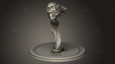 Огненный Череп 3d stl модель для ЧПУ