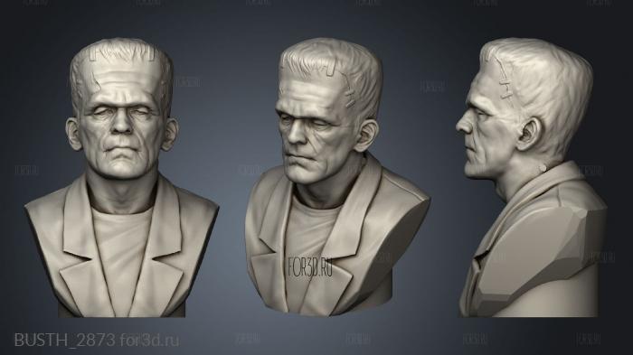 Frankenstein Monster stl model for CNC