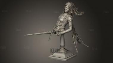 Фрейя 3d stl модель для ЧПУ