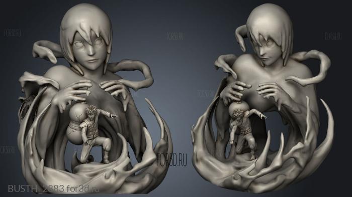 Gaara stl model for CNC