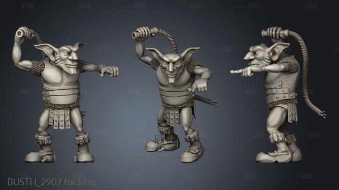 Goblin stl model for CNC