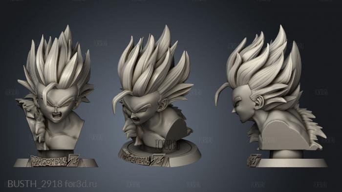 Gohan stl model for CNC