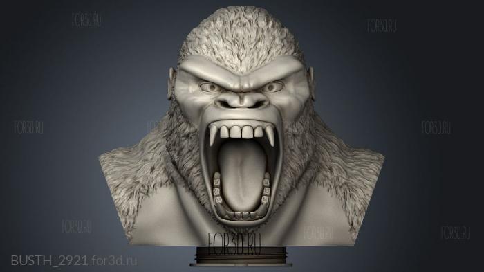 Gorilla Piggy Bank Gorille stl model for CNC