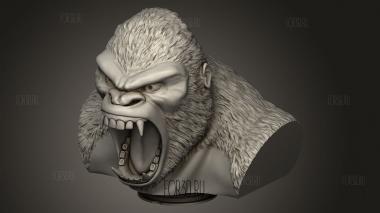 Горилла Копилка Горилла 3d stl модель для ЧПУ