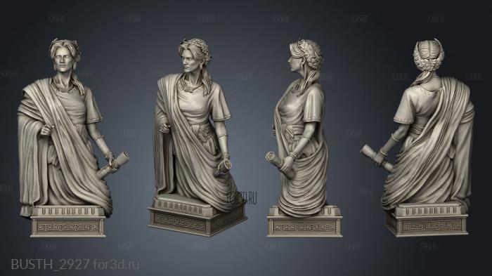 Greek Chess Queen stl model for CNC