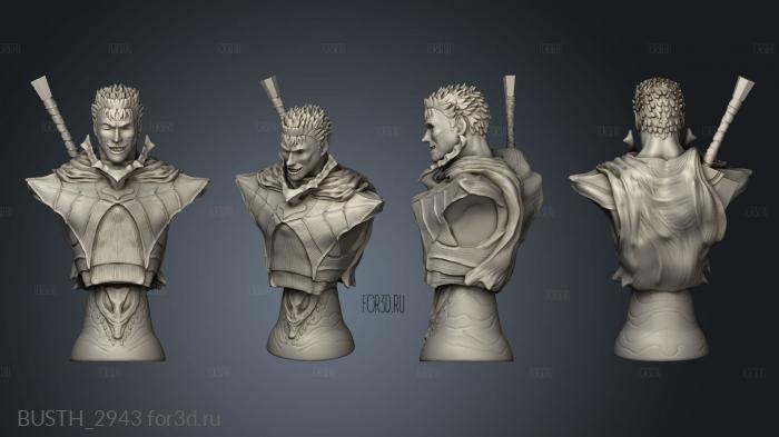 Guts Berserk dynamesh stl model for CNC