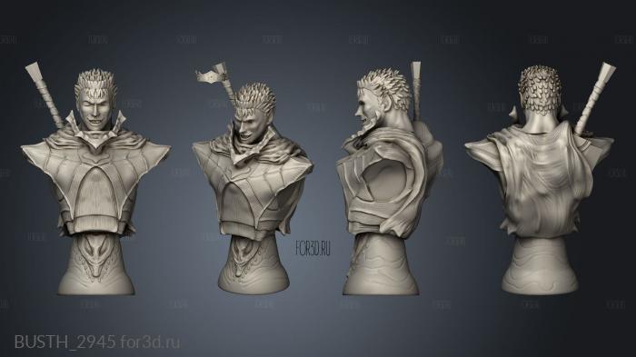 Guts Berserk dynamesh stl model for CNC