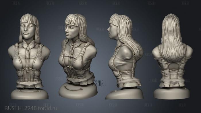 H Miss Silk Spectre Watchmen for CNC and stl model for CNC