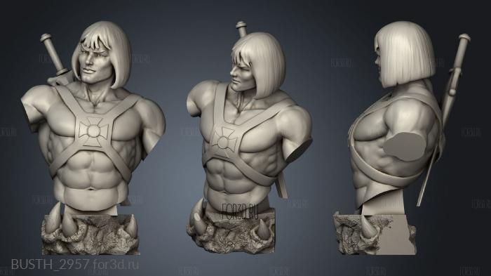 He Man cartoon cut stl model for CNC