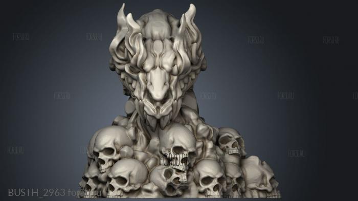 Hell Hath Fury Skull Light stl model for CNC