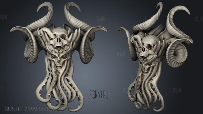 Humble Chaos Demon stl model for CNC