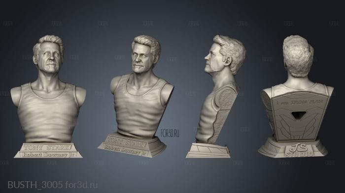 iron Man TONY STARK stl model for CNC