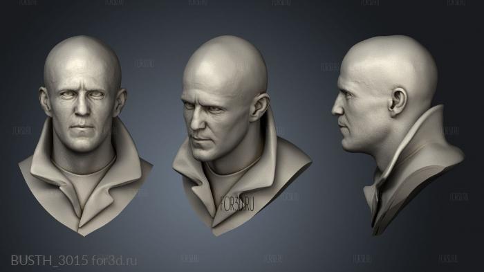 jason statham we Art stl model for CNC