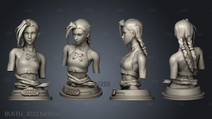 Jinx Arcane nlsinh stl model for CNC