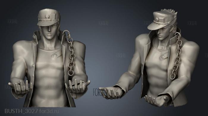 jojo jotaro controller stand ps stl model for CNC