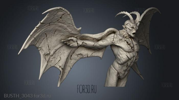 Justice League Diorama Statue Gargoyle JL stl model for CNC