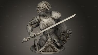 Катана 3d stl модель для ЧПУ