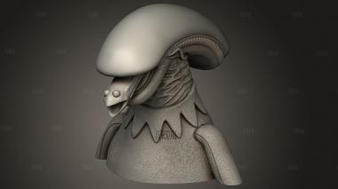 Кермит Ксеноморф 3d stl модель для ЧПУ