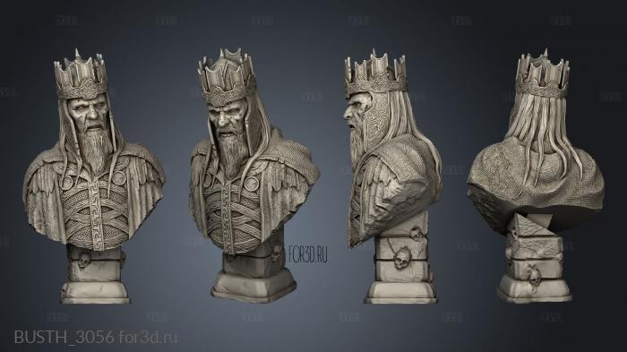 King the Dead LOTR stl model for CNC