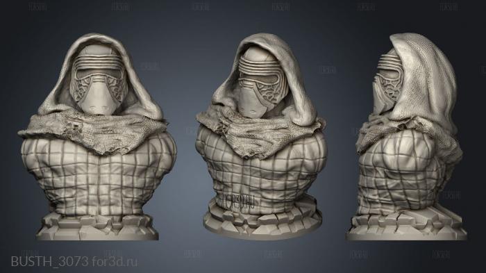 Kylo Ren stl model for CNC