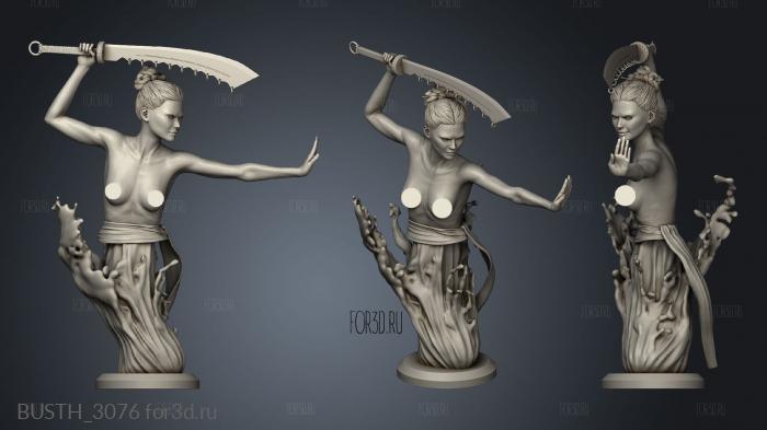 Lady nsfw stl model for CNC