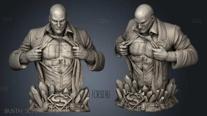 Lex Luthor stl model for CNC