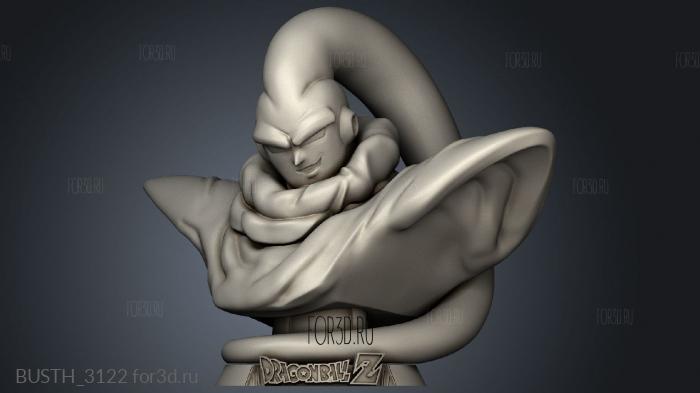 Majin Boo Piccolo stl model for CNC