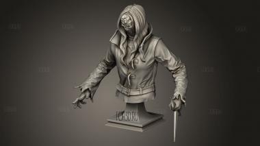 Злобный лысый 3d stl модель для ЧПУ