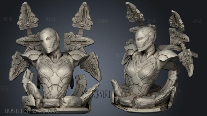 Marvel Avengers Rescue Pepper Potts Ref stl model for CNC