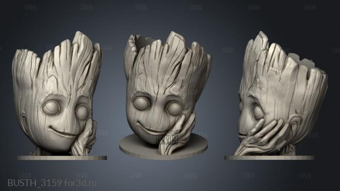 Mates Groot Mate stl model for CNC