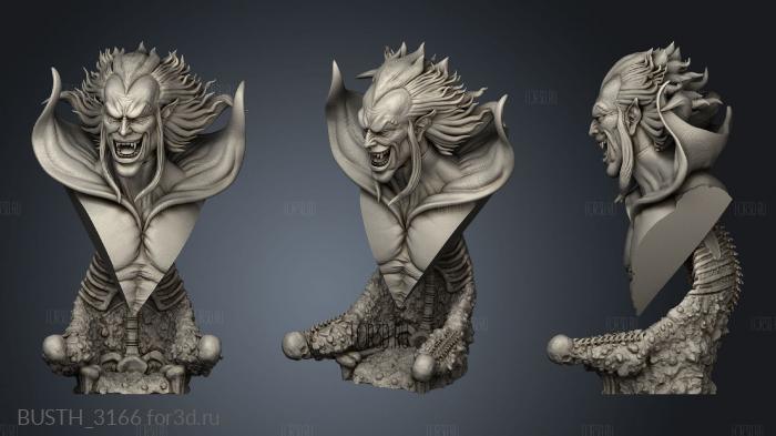 Mephisto mephisto bust stl model for CNC