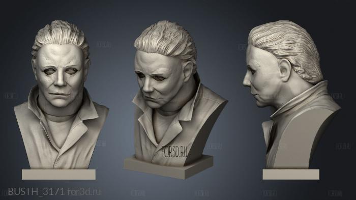 michael myers halloween stonestef ku stl model for CNC