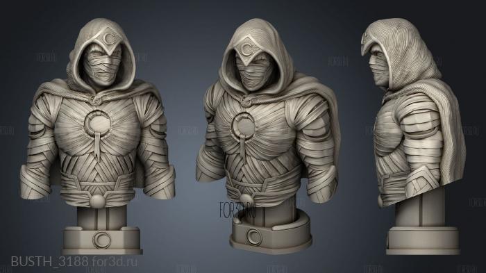 Moon Knight stl model for CNC