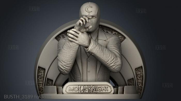 Moon Knight stl model for CNC