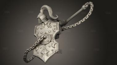Мифический Секутор Гладиаторов 3d stl модель для ЧПУ