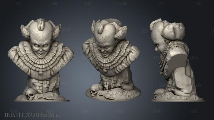 Pennywise stl model for CNC