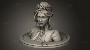 Принцесса 3d stl модель для ЧПУ