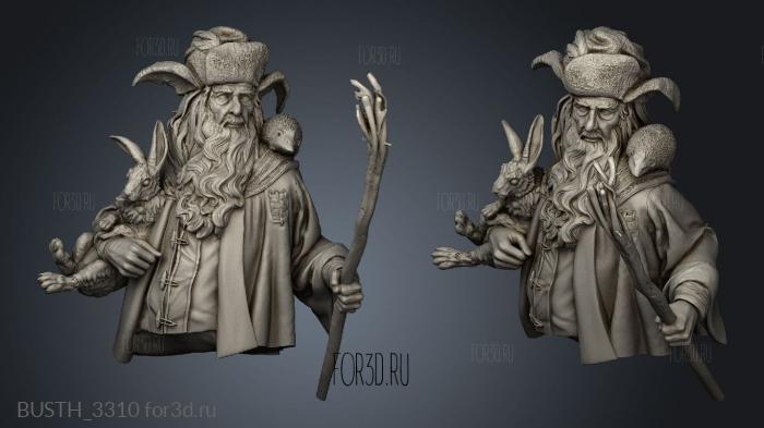 Radagast The forester stl model for CNC