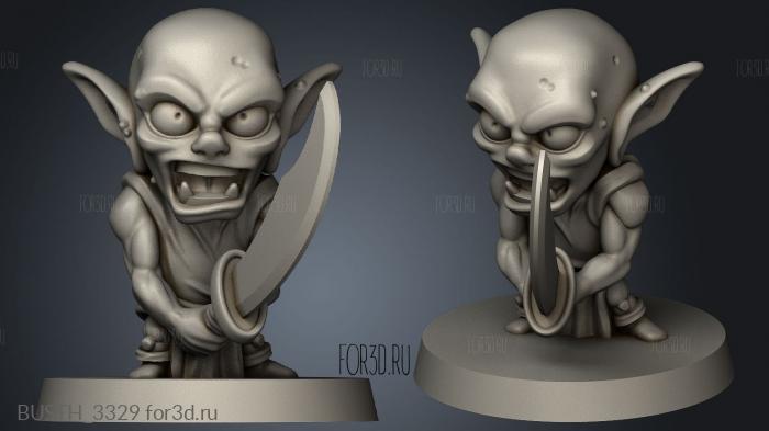 RND Goblin Sword stl model for CNC