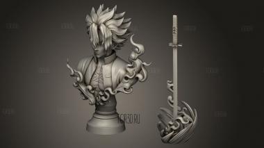 Анимированный Герой Санем 3d stl модель для ЧПУ